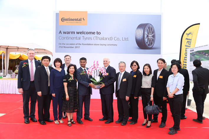 Continental Lays Foundation Stone  of the New Greenfield Tyre Plant at HESIE 4