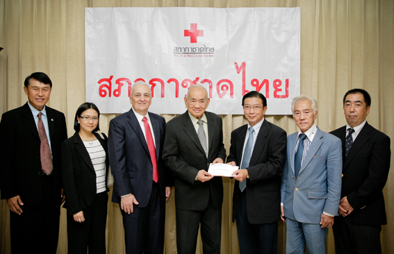 Hemaraj Donates 10 Million Baht for Japan Tsunami Relief