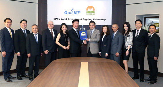 Hemaraj Energy and Gulf MP Sign Joint Venture Agreement for Five SPP Projects Located at Hemaraj Industrial Estates