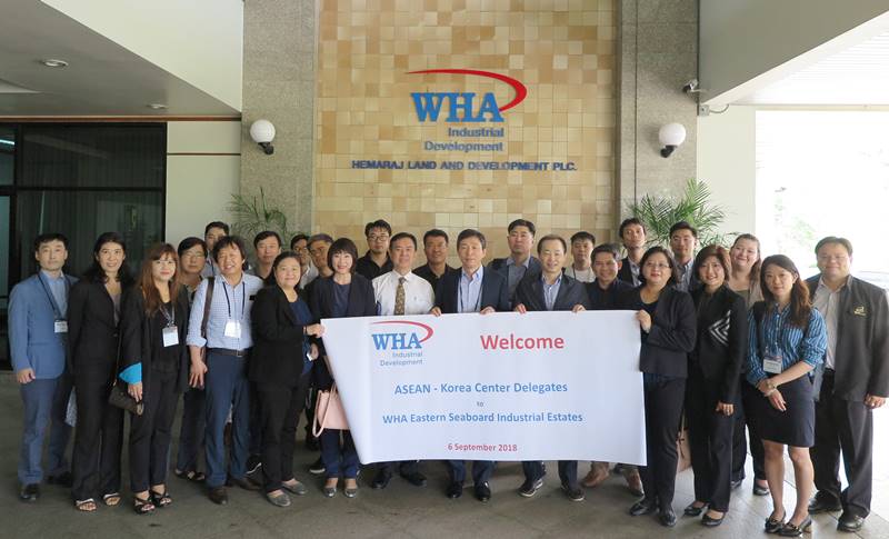 Korean Business Delegation Visits  WHA Industrial Estates in EEC’s Special Promoted Zone