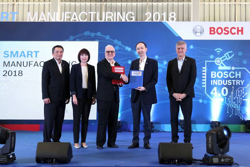 WHA Industrial Development and Bosch Thailand Sign MoU  to Enhance Smart Manufacturing