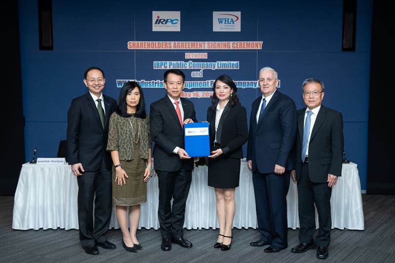 WHA Industrial Development and IRPC Sign Shareholders Agreement to Develop “WHA Industrial Estate Rayong” in EEC