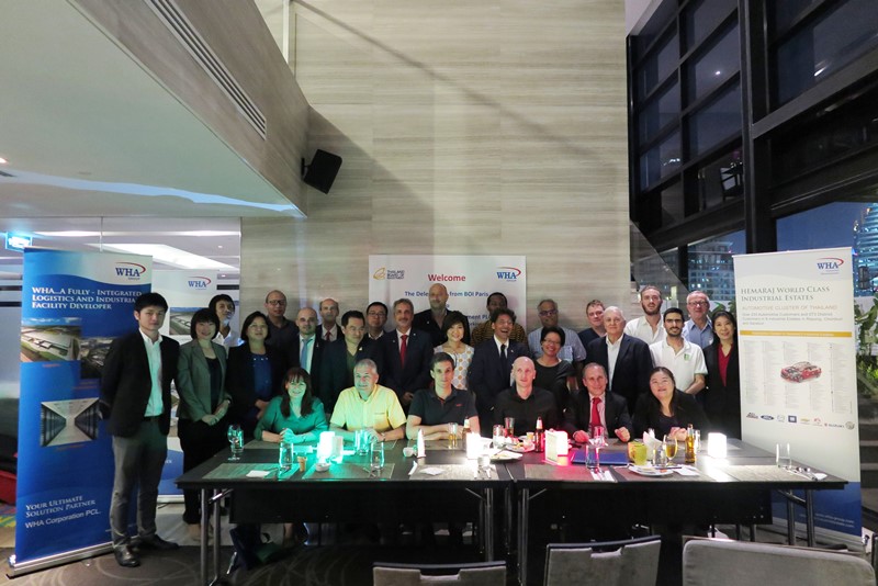 WHA Industrial Development Hosts Networking Event  for European Delegates   
