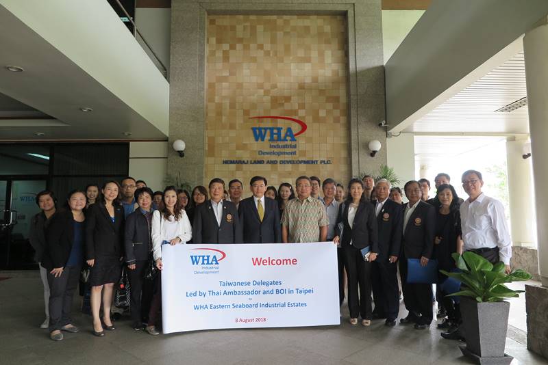 WHA Group Welcomes Taiwanese Delegation to  ESIE (Rayong) and WHA ESIE 1