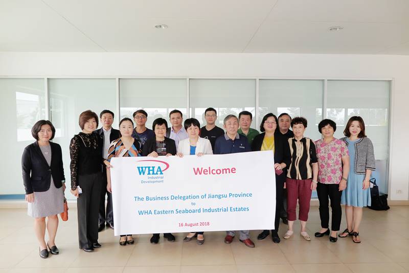 WHA Group Welcomes Jiangsu Delegation to WHA Eastern Seaboard Industrial Estate 1 (WHA ESIE 1)