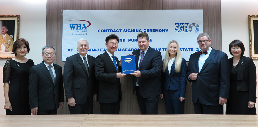 SGF (Thailand) Closes Land Deal To Build State-of-the-Art Facilities in HESIE 2 