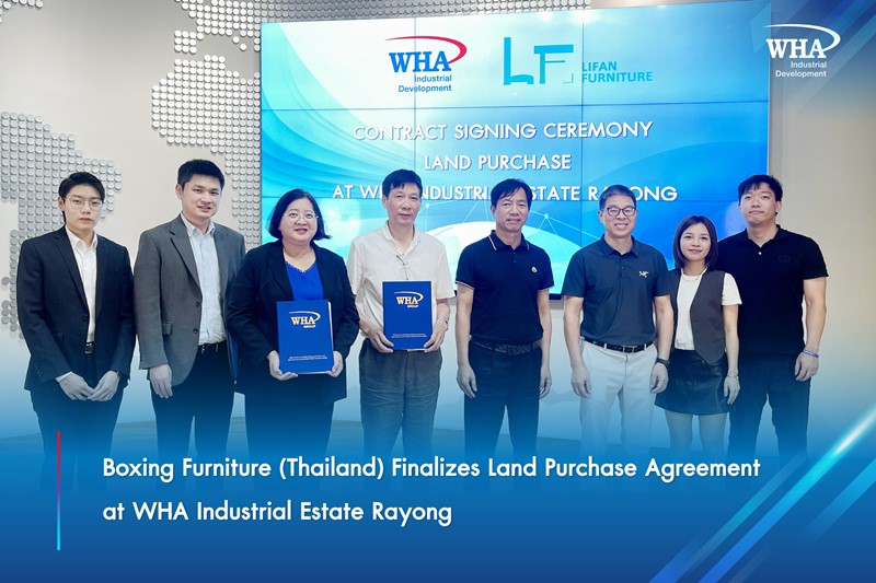 Boxing Furniture (Thailand) Finalizes Land Purchase Agreement at WHA Industrial Estate Rayong
