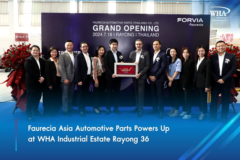 Faurecia Asia Automotive Parts Powers Up  at WHA Industrial Estate Rayong 36 