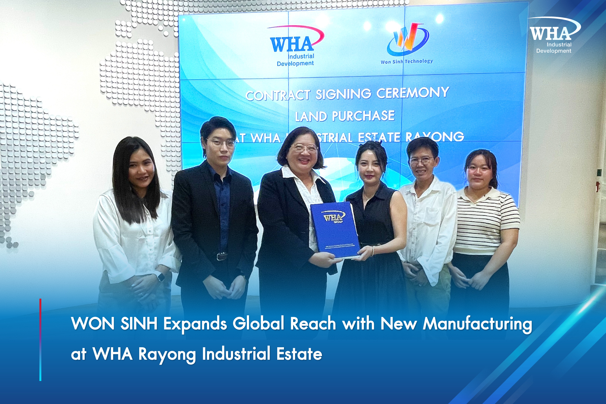 WON SINH Expands Global Reach with New Manufacturing  at WHA Rayong Industrial Estate