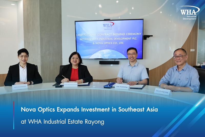 Nova Optics Expands Investment in Southeast Asia at WHA Industrial Estate Rayong