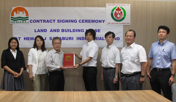 Asahi Seikei (Thailand) Finalizes Ready Built Factory Lease at Hemaraj SIL