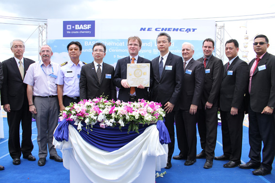 BASF Chemcat (Thailand) Ltd. Groundbreaking Ceremony for New Plant at Hemaraj’s Industrial Estate
