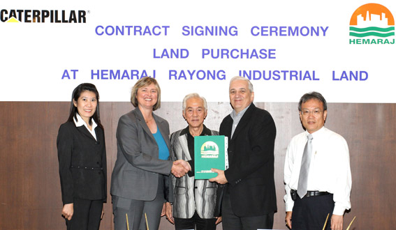 Caterpillar Purchases 140 Rai of Land at Hemaraj RIL