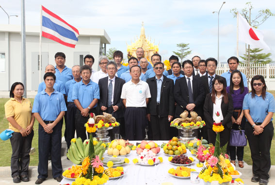 Sanko Gosei Technology (Thailand) Spirit House Ceremony at Hemaraj-ESIE